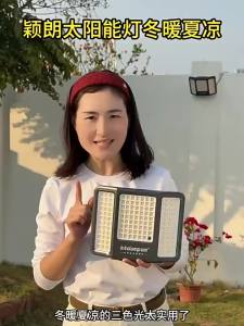intelamp | Solar Adjustable Tri-color Ultra-bright Waterproof Outdoor Light