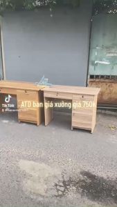 Bàn làm việc văn phòng melamin chống trầy giá rẻ tại xưởng giao nhanh