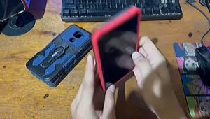 Case Infinix Hot 12i Casing Armor Belt Clip Kick Standing Cover Hardcase Robot
