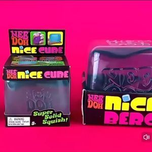 SG【READY STOCK】NeeDoh® Glitter Glow Nice Cube children day gift Christmas gifts