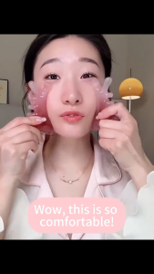 【2PCS】4 IN 1 Face Guasha Massage Comb Facial Massager for Anti-Aging Head Eye Neck Body Meridian Massage Board Facial Massager Tool
