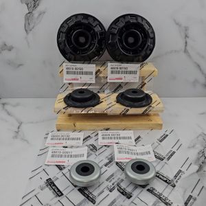 Karet Support Shock Depan+BEARING+TATAKAN TOYOTA ALL NEW YARIS VIOS 2014 2017