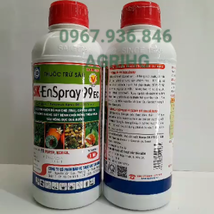 Dầu khoáng SK Enspray 99 EC Chai 1 lít  diệt trừ nhện sâu rầy rệp nhện đỏ gây hại cây trồng ( Mộc Farm