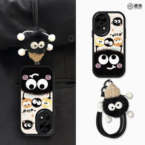 Huawei Nova Series Cute Coal Ball 1003-9300 Silicone Phone Case Full Cover Small Sheepskin Vitality Edition Bracelet Protective Shell