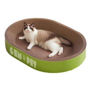 VOA | All-Season Wear-Resistant Corrugated Paper Cat Scratcher and Bed Extra Large