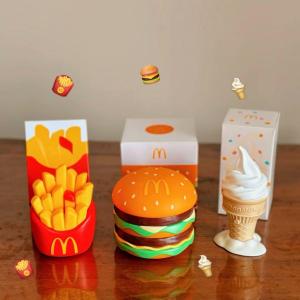 McDonalds Ice Cream Light Burger French Fries Cone Toy Bedroom Night Light Sweet Sensation Gift Switch Control Low Voltage