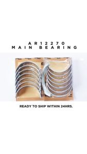 MAIN BEARING AR12270 / AR10575 [18PCS/SET] [LIMITED STOCK. READY TO SHIP WITHIN 24HRS.] FOR CUMMINS KTA19 G19 QSK19 CUSTOMIZED SIZE: AR12271 AR12272 AR12273
