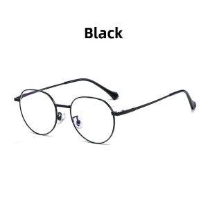 Raydem | Ultra-light Titanium Round Frames For Prescription Blue Light Blocking Myopia Glasses