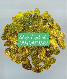 kim sa hình giọt nước gói 100g làm cành vàng lá ngọc