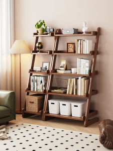 SAMEDREAM | Solid Wood Wall-mounted Bookshelf Storage