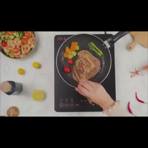 Electrolux เตาแม่เหล็กไฟฟ้า RO86AA รุ่นด้วย 2200 วัตต์ รุ่น RO86AA-สีดำ (รับประกัน 2 ปี จัดส่งจากกรุงเทพ) กำลังไฟ 5 ระดับ