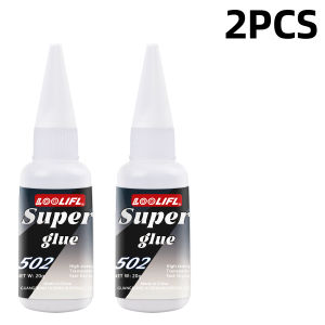 LOOLOFL 502 Super AdhesiveCyanoacrylate AdhesiveSuitable for Leather RubberShoes Ceramics Glass MultipurposeRapid Curing