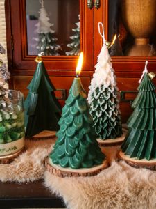 Christmas Tree Aromatherapy Candle Gift Box Suit Elk Old Man Ins Decoration Decoration Home Christmas Gift Gift Gift