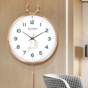 Compas | Đồng Hồ Treo Tường Thiết Kế Nordic Đơn Giản Quartz