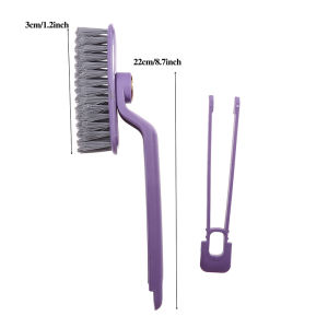 Multi-Function Rotating Crevice Cleaning Brush Hand-held 360° Rotating Corners Cleaning Tool for Bathroom Kitchens Tile Floors