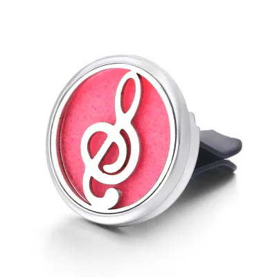 Stainless Steel Air Freshener Car Perfume Diffuser Vent Clip Aromatherapy Diffuser Locket Essential Oil Diffuser Pendant