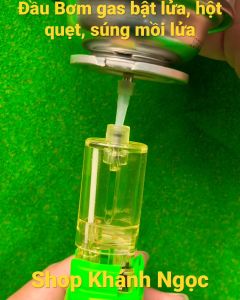 Đầu bơm gas bật lửa  bơm gas hột quẹt  gas bơm bật lửa  đầu bơm gas cho bật lửa bằng bình gas mini du lịch