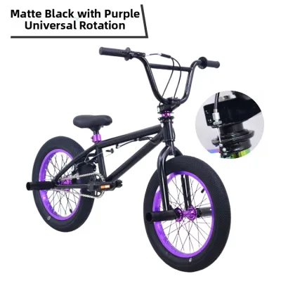 Harper BMX Childrens Bicycle 16 Inch Mini Wheel Professional Performance Stunt Action Single Bike Short Distance Riding Equipment