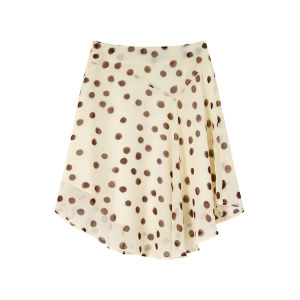 Irregular Polka Dots A-Line Skirt