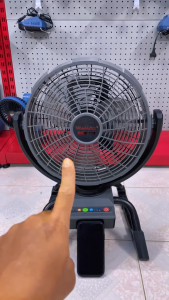 Quạt Tích Điện Đường Kính 33cm Dùng Pin & Điện Trực Tiếp Gió Mạnh YAMASU YMS-MQ33