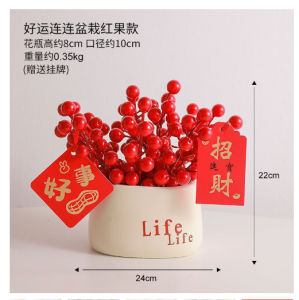 Chậu sứ trang trí tết chậu hoa trưng tết để bàn 2023 LF69