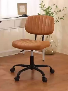 FANRIX เก้าอี้สำนักงานขนาดเล็กเก้าอี้คอมพิวเตอร์เก้าอี้เรียนรู้ยกหมุนได้ง่ายและสวยงาม