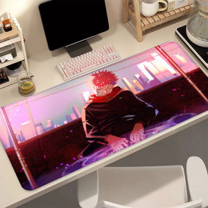 Bandai | Anime J-Jujutsu K-Kaisen Sukuna XXL Large Desk Mat Mousepad Stitched Edges Waterproof Computer Laptop Gaming Office Desk Decor