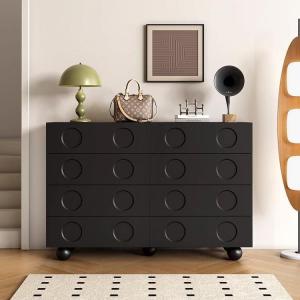 MAIYUQI | Black Antique Multifunctional Drawer Cabinet