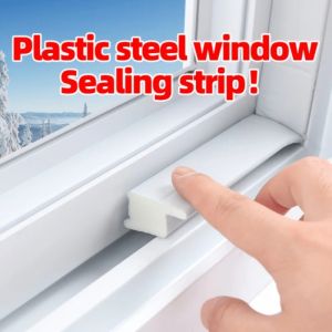TPU Seal Strip Set for Sliding Windows and Door Windproof Waterproof Soundproof Dustproof for Outer Inner Middle Gap Door Bottom