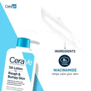 [Exclusive shop]CeraVe Renewing SA Lotion Salicylic Acid Moisturizer 237ml for Rough and Bumpy Skin