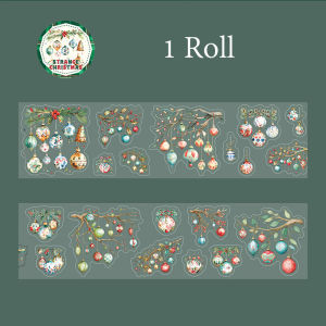 Mr. Paper 1 roll/bag Mysterious Christmas Night Series Christmas Theme Die-Cut Tape Handmade DIY Collage Diary Album Postcard