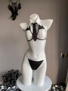 บิกินี่สีขาวดำเซ็กซี่2660  จัดส่งที่รวดเร็ว