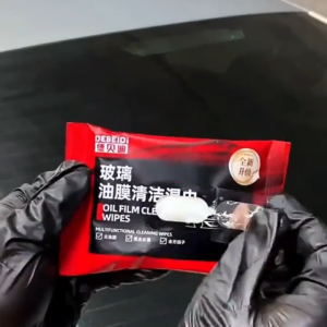 [SG] Car Mirror Wipes Glass Oil Film Cleaning Wipes/ Glass Stain Remover