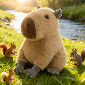 Hot Kapibala Pillow Kawaii Stuffed Plush Toy Plush Toy Adorable Stuffed Doll Halloween Christmas Gift Childrens Birthday Gift