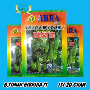 BIBIT TIMUN TAHAN VIRUS BESTIE F1 ISI 20 GRAM AURA SEED SETARA BENIH SEMI BINTANG ASIA