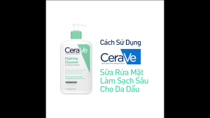 Sữa rửa mặt foaming giúp làm sạch sâu và dưỡng ẩm dịu nhẹ dành cho da dầu - CeraVe Foaming Facial Cleanser 236ML
