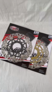 CMZ PIRINGAN CAKRAM 300MM VIXION DISC BRAKE MOTOR LEBAR GOLD HITAM