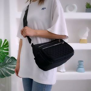 🌹READY STOCK🌹FN05 Clessic Nylon sling bag women beg tangan wanita murah beg sandang perempuan murah cantik