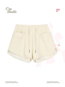 Quần Short Công Sở Thường Ngày Cho Nữ Quần Short Đi Bộ Xuân Hè Phong Cách Ngọt Ngào Quần Dài Ống Rộng Thoải Mái Thoáng Khí