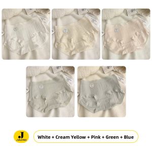 JIAZINI | Pure Cotton Antibacterial Womens Underwear Breathable Thin Triangle Shorts Comfortable Seamless Summer Underpants For Ladies