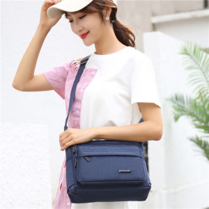 Casual Mens Bag New Large Capacity Single Shoulder Travel Bag Simple Business Crossbody Bag for Youth