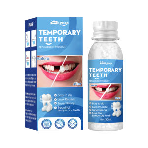 South Moon Temporary Teeth Repair Glue Solid Dental Glue Tooth Repair Glue Shapeable Teeth Gaps Filling Solid Glue Decorate Teeth Fill Gaps Temporarily Fill Cavities（30ml)