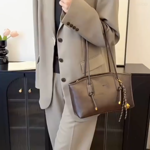 Goldstar Fashion Tote Bag For Woman Casual Shoulder Bag With Zipper PU Leather Handbag For Office