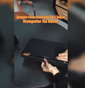 LB512 - Tas Laptop LENYES LB-512 Handle Bag Sleeve Cover Pelindung Notebook Tablet Max 14inch