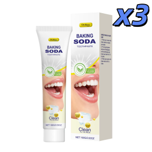 oralhoe | 100g Oralhoe Baking Soda Whitening Toothpaste Anti Yellow Teeth Remove Stains Long Lasting Mint Fresh Breath Oral Tooth Paste