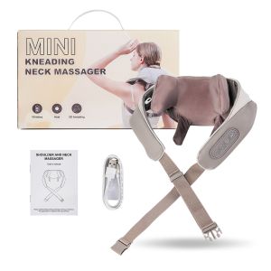 Foreverlily | Powerful Neck And Shoulder Massager Shiatsu Kneading Neck And Back Massage Shawl Trapezius Massager Neck Cervical Masajeador