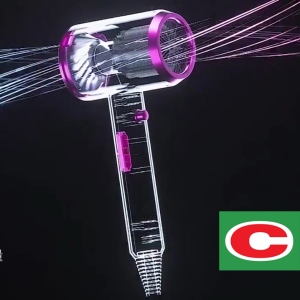 4 in 1 Anion Hair Dryer 2000W Fast Dry Negative Ions Hair Blow Temperature 3-pin Plug Professional Ionic Tech Hair Care Hairdryer