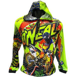 JERSEY MOTOCROSS BAJU TRAIL FULL PRINTING LENGAN PANJANG KUPLUK/TOPI