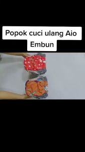 popok bayi kain clody AIO embun clody bayi popok cuci ulang