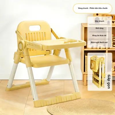 AMEITO | Ghế Ăn Dành Cho Bé Điều Chỉnh Được và Có Thể Mang Đi